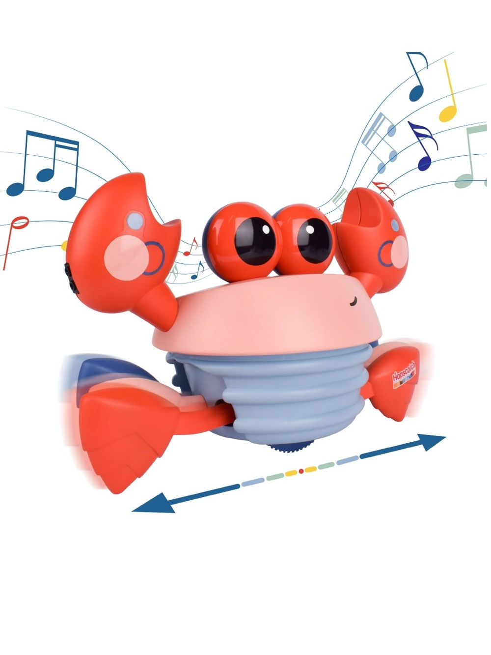 Musical Crawling Crab Toddler Baby Infant Toy Interactive Fun by Hopscotch Lane
